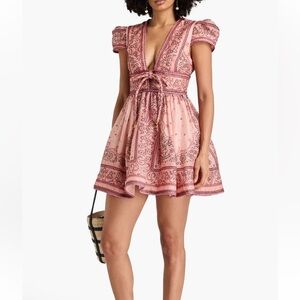 Zimmermann Bandana Print Mini Dress